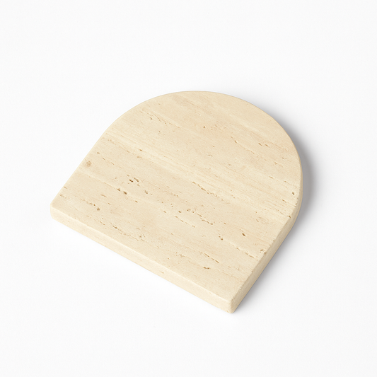 Summa - Arch Marble Travertine Coaster