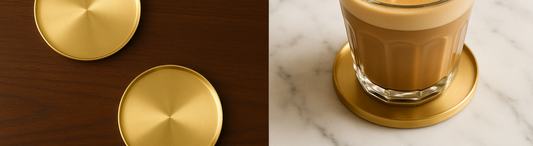 Timeless Elegance: How Premium Brass Coasters Elevate Your Home